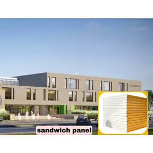 Sips Panel Structural Insulated Panels White Pu Core Sandwich Panels Wall Partition Wall Roof Fireproof House Materials