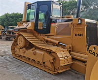 Bulldozer Caterpillar D5H/D6D/D7G d'occasion, modèle 2016, poids 23400 kg, capacité de nivellement 10 m3, moteur, boîte de vitesses, pompe, roulement inclus, 67 kW