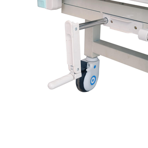 Cama <span class=keywords><strong>de</strong></span> <span class=keywords><strong>Hospital</strong></span> Manual Plegable <span class=keywords><strong>de</strong></span> Acero, Ajustable y Resistente, con Estructura <span class=keywords><strong>de</strong></span> Pared Gruesa - Product Image 6