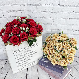 ดอกไม้ทำมือ18-Bingxin จากผ้าไหมคุณภาพสูงสำหรับงานเลี้ยงงานแต่งงานและของตกแต่งหน้าต่างโรงแรม - Product Image 3