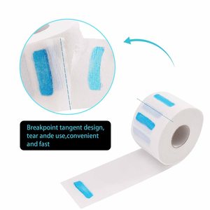 Tiras para el cuello de papel de peluquero desechables, para el cuello rollo de papel, papel elástico <span class=keywords><strong>profesional</strong></span>, protector de banda para el cuello, accesorio de <span class=keywords><strong>peluquería</strong></span> - Product Image 2
