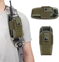 Pochette radio universelle en nylon 1000D avec fermeture éclair, étanche, pour la chasse, le camping et les activités de plein air
