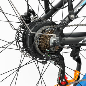 3000W มอเตอร์คู่ e-BIKE 48V25AH DP-2603 100กม. Shimano 7S เบรคไฮดรอลิกเฟรมอลูมิเนียม - Product Image 5