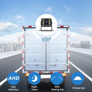 Камера заднего вида Smartour IP67 водонепроницаемая AHD 1080P с широкоугольным объективом «рыбий глаз» и ночным видением, 4-контактная, для грузовиков и автобусов, гарантия 1 год - Product Image 6