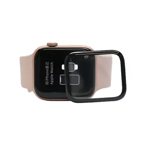 Protector de pantalla de cubierta curvada completa 3D PMMA de alta calidad OEM ODM para Apple Watch 4/5/6/SE 40mm película de pantalla de reloj inteligente