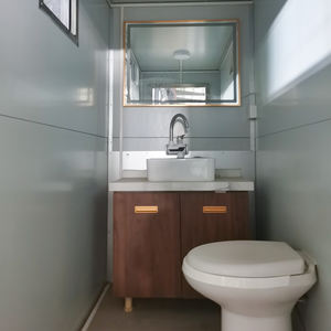 Bagno Portatile Commerciale per Esterni con Doccia e WC Automatici Autopulenti per Adulti, Realizzato in Pannelli Sandwich per Parchi - Product Image 5