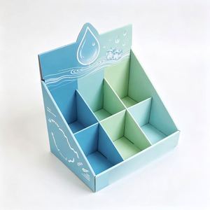Trapezoid Eco-Friendly Paperboard Display Box Crown Design Magnetic Closure Four-Color Printing for Cosmetic Reusable - Product Image 3
