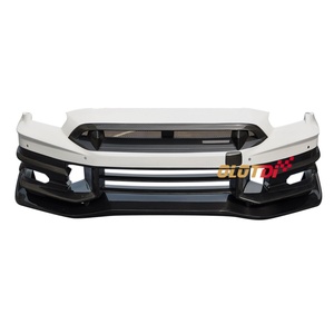 OLOTDI Nouveau Kit Carrosserie Style TS en Fibre de Carbone + FRP, Diffuseur de Pare-chocs Avant et Spoiler pour GT-R35 (2008-2023) – Modèle 2024 à Fixation par Vis – Carbone - Product Image 1