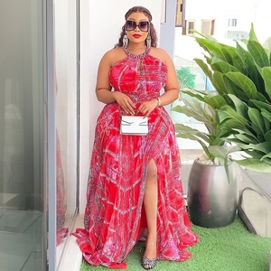 Pink African Lace Styles For Plus Size Boubou Gown Style Boubou Lace Gown  Elegant African Dress
