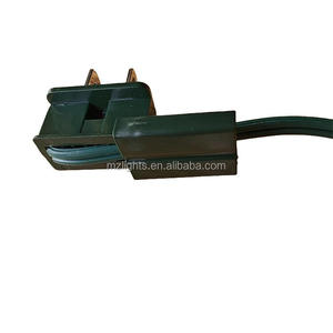 Enchufe <span class=keywords><strong>Gilbert</strong></span> macho MZ Lights para enchufe deslizante de cable de 18 Auage para cable de luz de Navidad C9 C7 para exteriores - Product Image 1