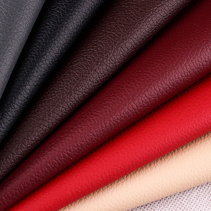 Venta al por mayor <span class=keywords><strong>0</strong></span>,5mm textura de grano completo malla trasera sintética vinilo PVC tela cuero para bolsos muebles de <span class=keywords><strong>coche</strong></span> equipaje sillas - Product Image 2