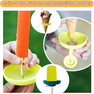 BPA Free Food Grade Silicone Ice Cream Holder No Drop Drip Free Popsicle Holder for Toddlers Kids - Product Image 5
