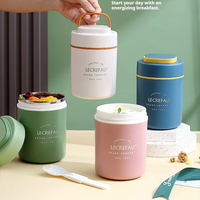 Promotion d'usine 500ml boîte de tasse de soupe isolée de grande capacité Portable Mini tasse de petit déjeuner scellée récipient de soupe thermique avec couvercle