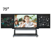 Tableau blanc interactif tout-en-un 75 pouces 4K LED LCD avec écran tactile intelligent et garantie de 3 ans pour les étudiants - Vente en gros