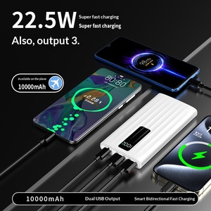 Nuovo Arrivo 2025: <span class=keywords><strong>Power</strong></span> Bank PD Ricarica Super Veloce 22.5W 20W 10000mAh 20000mAh 2 Porte - Ingrosso Fabbrica, Personalizzazione OEM con Logo - Product Image 6