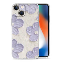 Amour Fleur Art De Luxe Transparent Téléphone étui pour iphone 15 16 14 13 12 11 17 Pro Max XS X XR SE Plus TPU Silicone Couverture Transparente