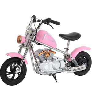 Vélo électrique vintage pour enfants avec simulation de bruit de <span class=keywords><strong>moteur</strong></span> et roues gonflables - Product Image 2