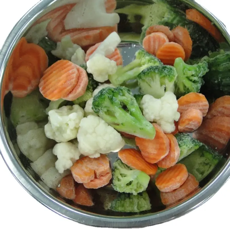 Hochwertiges Karotten brokkoli und Caulilfower Gefrorenes kalifor nisches Misch gemüse