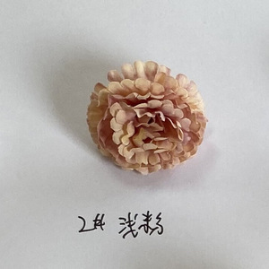 Fleurs artificielles Sujing, tête de fleur d'œillet en soie, branche unique, décoration de mariage, matériel artisanal - Product Image 2