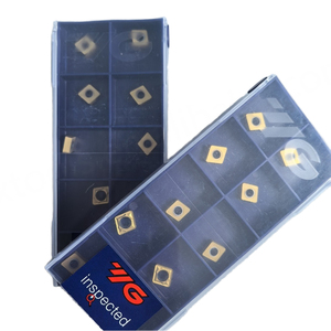 Insertos Cuadrados para Herramientas de Torneado Externo CCMT060208-UG YG801 YG-1s de Carburo de Tungsteno de Alta Calidad con Recubrimiento PVD CVD para Tornos CNC OEM - Product Image 1