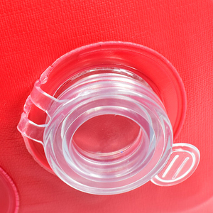 Bola de flotador salvavidas de emergencia de <span class=keywords><strong>PVC</strong></span> marino, área de agua, boya de posicionamiento de rescate, superficie de soplado de boca, banda de advertencia de buceo segura - Product Image 5