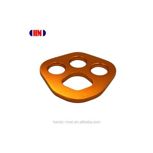 Placa de Anclaje Pequeña de Aleación de Aluminio B002, 30kN, 83x90mm, para Escalada en Roca - Product Image 5