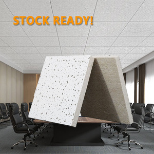 Plafond acoustique en fibres minérales, plafond en laine minérale, panneau en laine minérale - Product Image 1