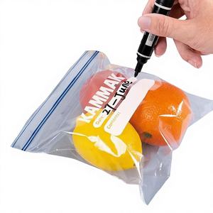 ถุงเก็บของขนาดใหญ่ 12 x 20 นิ้ว ป้องกันกลิ่น ผลิตจากพลาสติก PE กันน้ำ ซิปคู่ ใช้ซ้ำได้ เหมาะสำหรับใส่อาหาร แบ็คแพ็ค แคมป์ปิ้ง ใช้ในบ้าน - Product Image 1