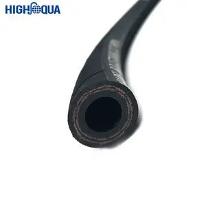 Haute qualité SAE100 R3 tuyau en caoutchouc double fiber tresse flexible hydraulique