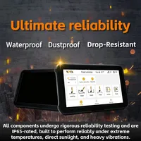 Pantalla de visualización AT80 para maquinaria de construcción, compatible con el instrumento de nivelación YCT H5pro