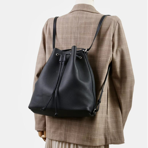 Borse a Tracolla Multifunzionali in <span class=keywords><strong>Pelle</strong></span> di Vacchetta di Alta Qualità per Donne, Borse a Secchiello, Zaini Casual alla Moda in Vera <span class=keywords><strong>Pelle</strong></span> - Product Image 3