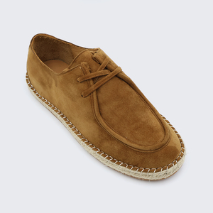 LANCI Custom Shoes Manufacturers Loafer Shoes Designer <strong>Espadrilles</strong> Moccasin Custom Logo Shoes Jute Soles Suede Loafer - Product Image 3