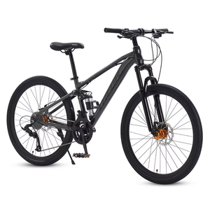 Bicicleta de Montaña Todoterreno Ligera y Básica con Doble Amortiguación para Hombres, Mujeres y Jóvenes, Velocidad Variable, Suspensión Trasera y Freno de Disco de Acero - Product Image 3
