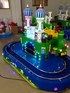 Jeux vidéo en pièces, jeu pour enfants, château rond, cavalier avec Train, hélicoptère, à <span class=keywords><strong>prix</strong></span> bas, en solde - Product Image 3