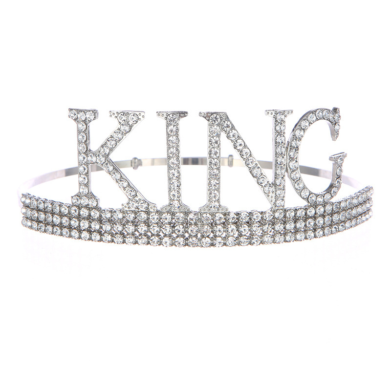Royal King Crowns For Men Full Round Tiaras And Crowns Prom Party Costume Prince Hair Accessories