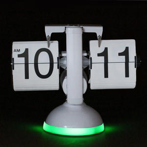 Petite balance automatique page tournant horloge lumineuse commande vocale lampe LED table chaude simple salon siège <span class=keywords><strong>pendule</strong></span> - Product Image 3