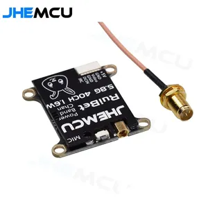 JHEMCU RuiBet Tran-3016W 5.8G 40CH 1.6W VTX Ajustable con Modo Pit, Micrófono Integrado, 2-6S 30X30mm, Largo Alcance FPV para RC Plástico - Product Image 4