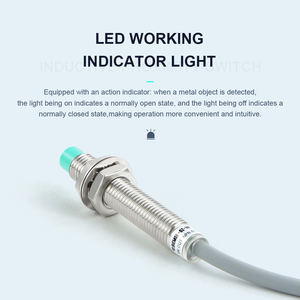 BERM M8 Naderingsschakelaar 24V DC Twee/driedraads NPN PNP Normaal open LJ8A3-2-Z/BX Inductieve metaalsensor 2MM detectiebereik - Product Image 5