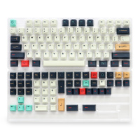 Cinq côtés Dye-Sub GMK Metropolis Keycaps Pbt 129 touches Cherry Profile Keycaps pour clavier mécanique 61/87/104/108 Mx Switch