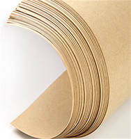 Factory Price Natural Brown Kraft Line Paper Rolls for Corrugated Mailer Box