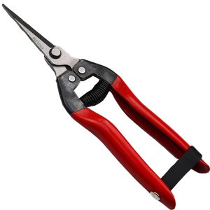 กรรไกรทําสวนขนาด 6.5 นิ้วสีแดงตรงใบมีดสแตนเลสมือตัดแต่งกิ่งเฉือนคมเคล็ดลับก้นแหลมขอบเรียบ OEM - Product Image 1