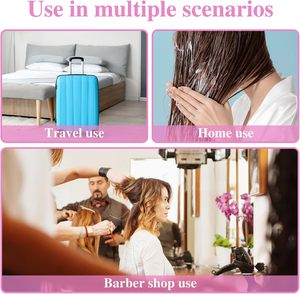 Vente directe d'usine d'outils de coiffure, flacon de teinture pour cheveux, logo personnalisé, flacon de soin capillaire pour salon, flacon de shampoing transparent avec peigne - Product Image 2
