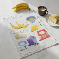 Serviettes et essuie-mains en polyester et lin, imprimées numériquement, faites à la main, modernes, personnalisables, pour la décoration de la table de cuisine, utilisation en restaurant