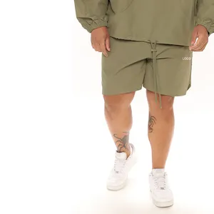 Spring And Summer Men's Soft Plus Size Short Pants Casual Jogger Shorts Men Adults Drawstring Shorts
