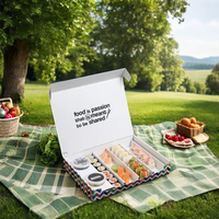 Boîtes d'emballage en papier pliable imprimées de qualité alimentaire écologique avec logo personnalisé Gâteau Cookie Pain Pâtisserie Donut Macaron Autres aliments