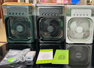 Cooling <b>Mini</b> AC Portable <b>Mini</b> Fan Artic <b>Cooler</b> with 7 Colors LED Light, 1/2/3H timer, 3 Wind Speeds/Spray Modes for Office Dorm - Product Image 5