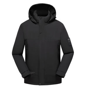 Doudoune légère chaude pour homme, manteau à capuche tendance, coupe courte et ajustée, doudoune d'hiver pour homme - Product Image 6