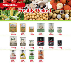 Maïs sucré frais en conserve, personnalisé en usine, 400g, 3kg - Product Image 3