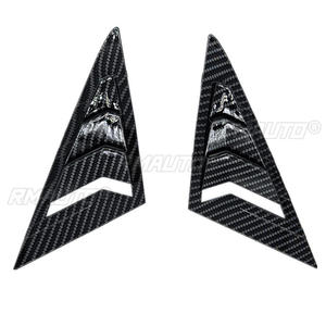 Persiana para Ventana Triangular Delantera para VW Golf 7 MK7 MK7.5 2013-2019, Cubierta Decorativa para Ventana Lateral, Adhesivo de Ventilación, Accesorio para Automóvil de Fibra de Carbono - Product Image 2