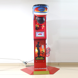 Focon Tự Động Búa Điện Tử Đấm Túi Đồng Xu Hoạt Động Đào Tạo Máy Kim Loại Arcade Đấm Bốc Máy Trên Bán - Product Image 1